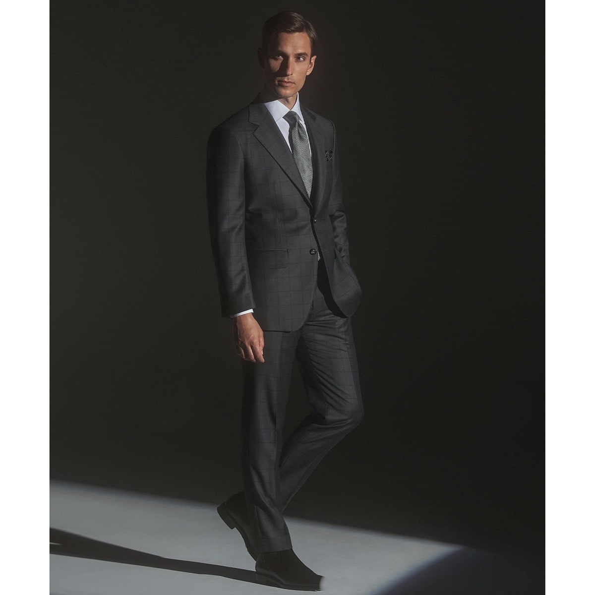 ZEGNA/ゼニア】TROFEO/トロフェオ スーツ（グレー×格子） | 五大陸