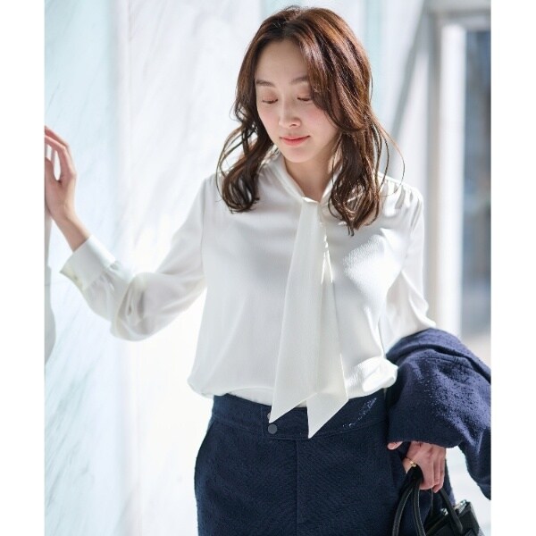 サテンボウタイブラウス | アンタイトル(UNTITLED) | マルイウェブチャネル