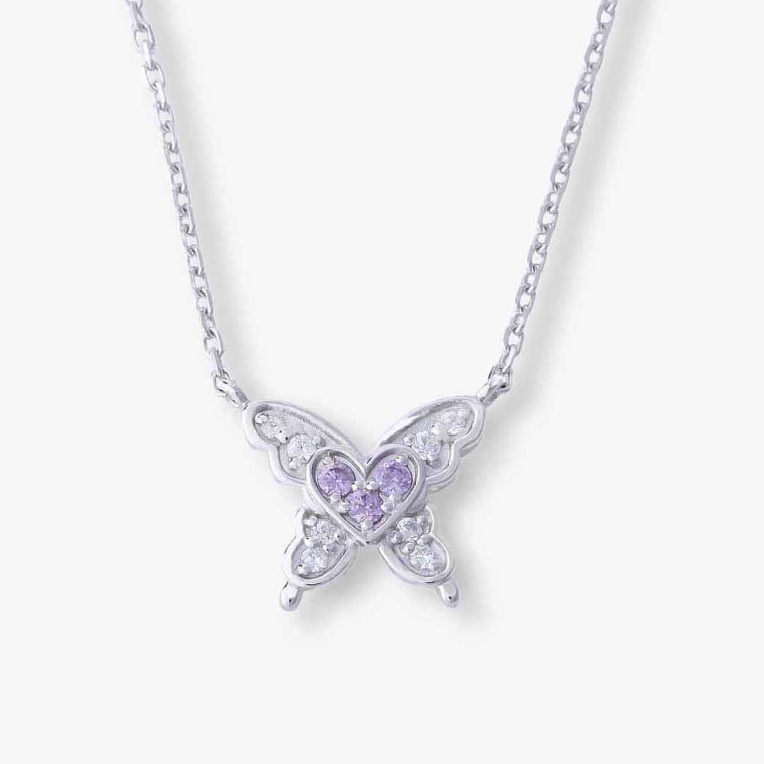 蝶 ハートモチーフネックレス | アナ スイ(ANNA SUI) | マルイウェブ