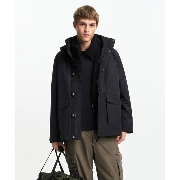 透湿 防水 防風 ミリタリーツイルフーデッドジャケット T-KIT / フード