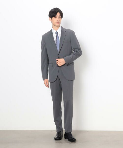 セール】 【マシンウォッシャブル】マイクロヘリンボーン スーツ