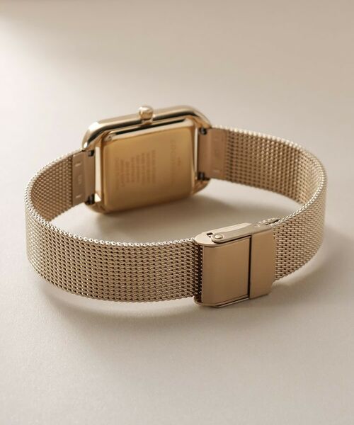 RGスクエアメッシュベルト ウォッチ（ゴールド） （腕時計