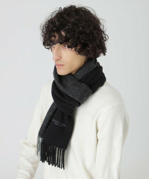 バイカラーソリッドマフラー （マフラー・ショール・スヌード