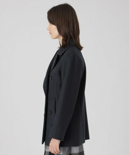 セール】 ツイルメルトンピーコート （その他アウター）｜BLUE LABEL
