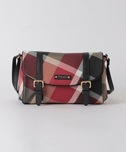 店舗限定】クレストブリッジチェックフラップショルダーバッグ