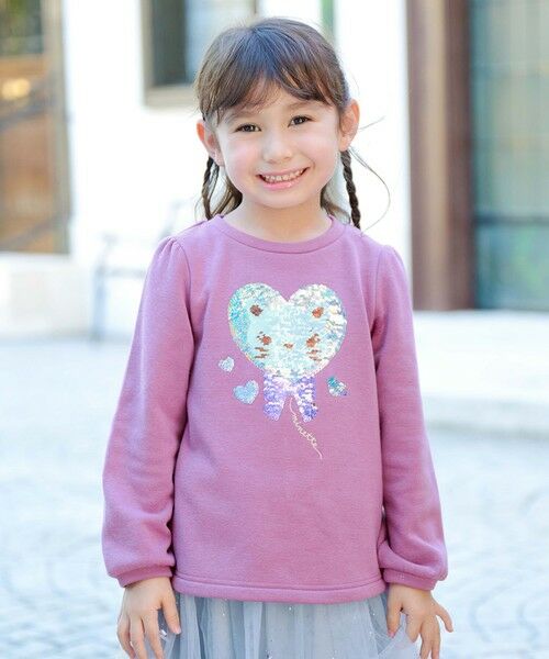 セール】 裏シャギーミラクルスパンコールトレーナー （スウェット