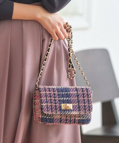 セール】 ツイードチェーン バッグ （ショルダーバッグ）｜ANY SIS