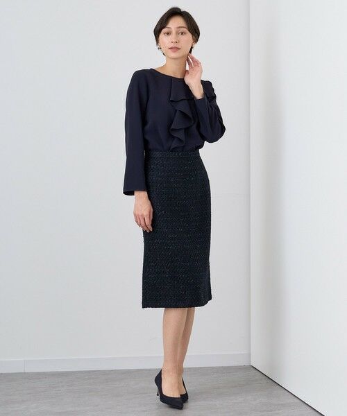 セール】 【Eternal Line 2024】ストレッチクロスアシメフリル