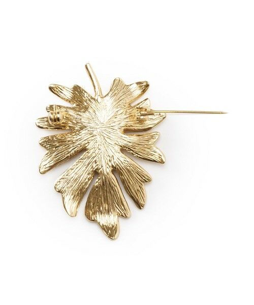 セール】 リーフモチーフブローチ （ブローチ・コサージュ）｜ANAYI