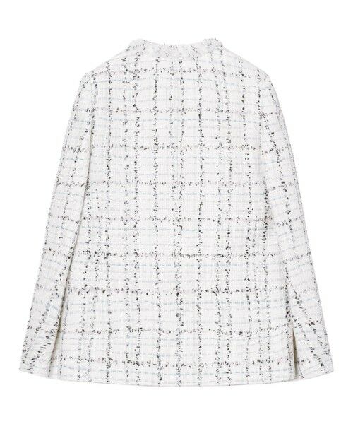 セール】 【Eternal Line 2024】ミックスツイードロングノーカラー