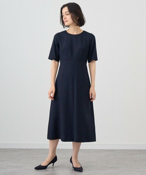 セール】 【セットアップ対応商品】ウールジョーゼットシームフレア