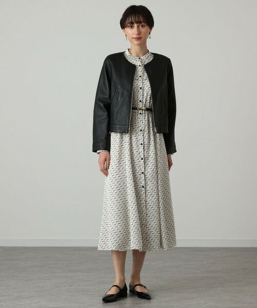 ラムレザーファスナーブルゾン （レザーブルゾン・ジャケット）｜ANAYI