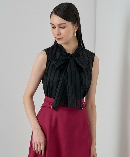 セール】 ローンフロッキーリボンボウタイブラウス （シャツ・ブラウス