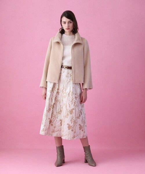 セール】 アルパカシャギースタンドコート （その他アウター）｜ANAYI