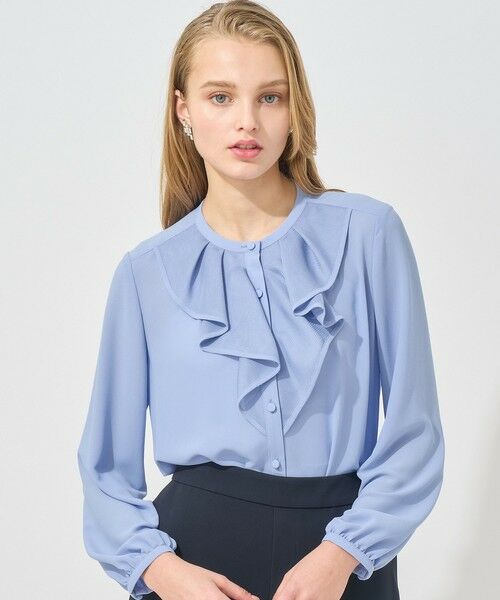Eternal Line 2025】ジョーゼットカラミラッフル ブラウス （シャツ