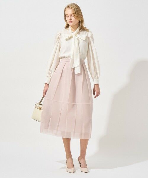 Eternal Line 2025】シアーオーガンジーボウタイ ブラウス （シャツ