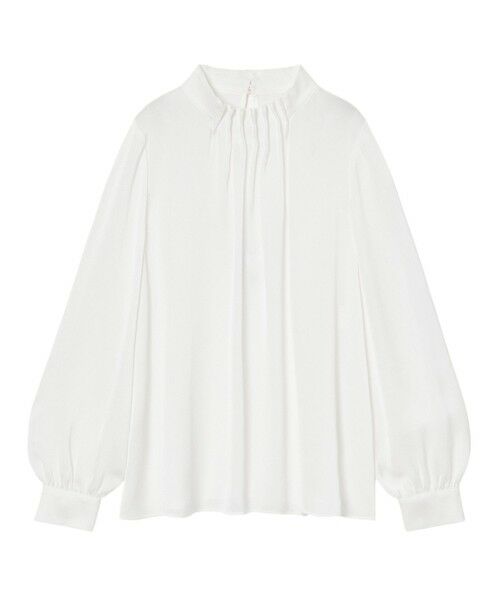 Eternal Line 2025】サテンドット楊柳ボウタイ ブラウス （シャツ