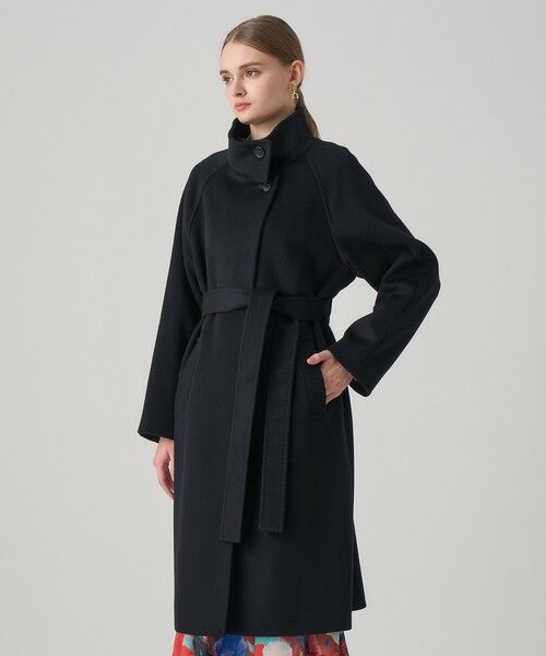カシミヤ混スタンドカラーコート （その他アウター）｜ANAYI / アナイ