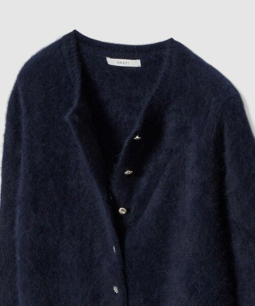フラッフィアソート釦カーディガン （カーディガン・ボレロ）｜ANAYI