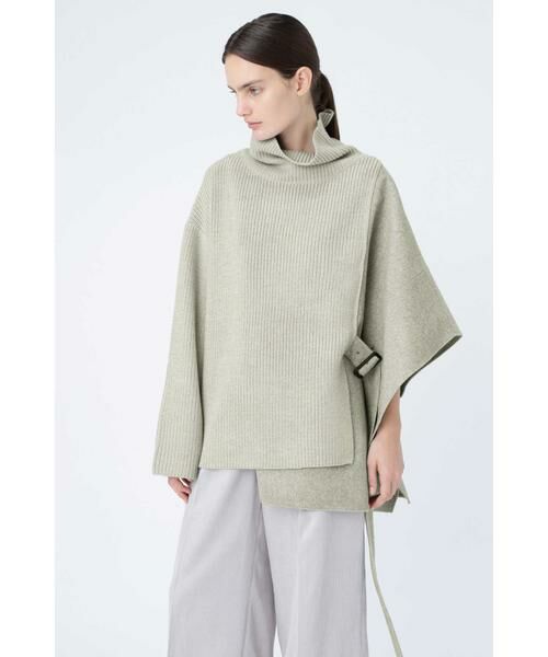 セール】 ◇ドッキングポンチョニット （ニット・セーター）｜ADORE