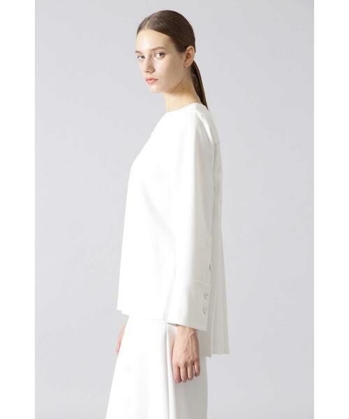 セール】 ◇ミドルジョーゼットバックプリーツブラウス （シャツ