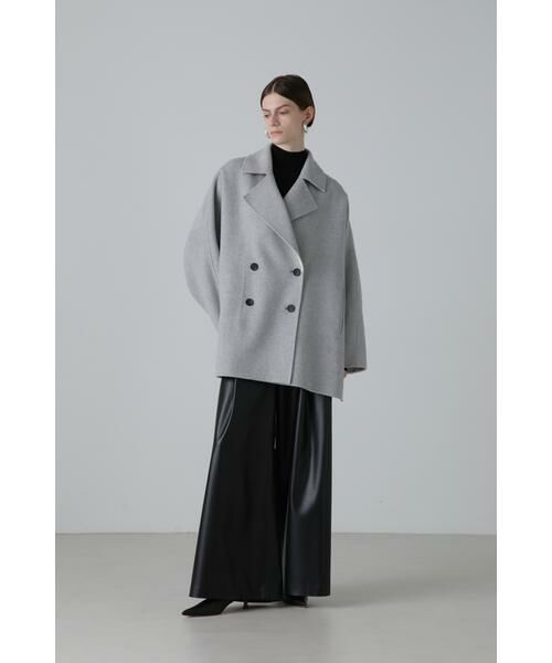 ◇カシミヤ混2TONEリバーコート （アウター）｜ADORE / アドーア