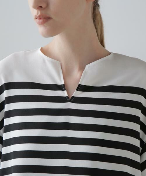 セール】 ◇ボーダープリントブラウス （シャツ・ブラウス）｜ADORE