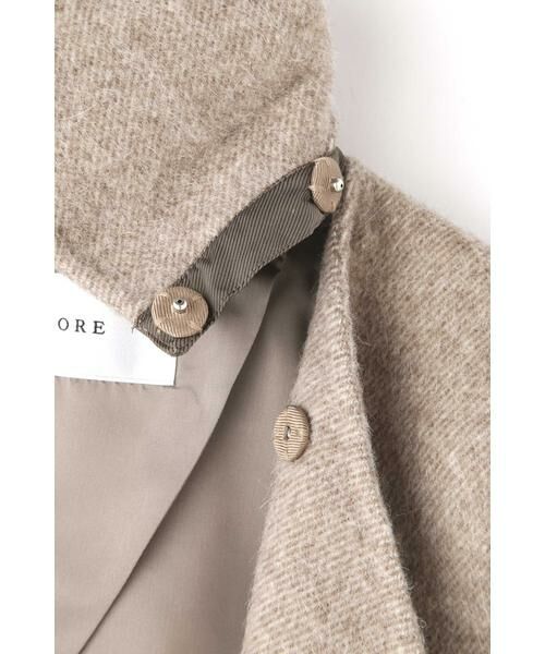 STORY 12月号掲載｜シャギーカルゼケープ付きジャケット （テーラード