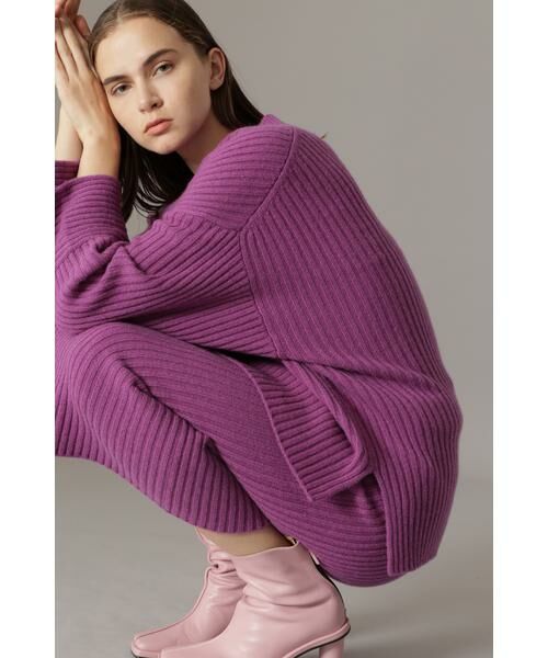 セール】 ◇ウールカシミヤリブニット （ニット・セーター）｜ADORE