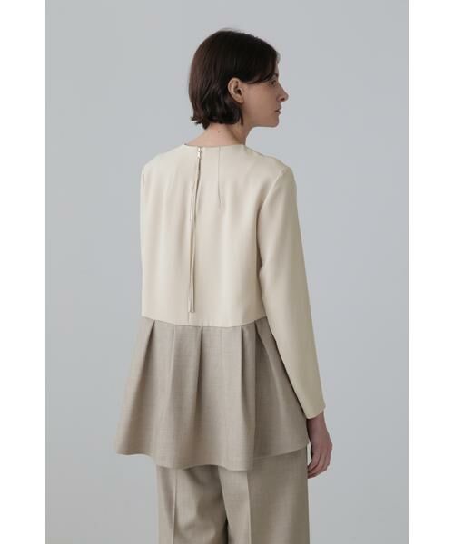 セール】 ◇コンパクトダブルフェイスブラウス （シャツ・ブラウス