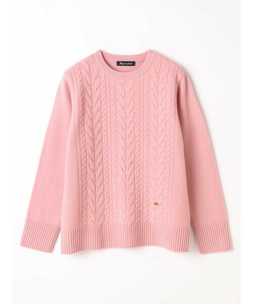 セール】 ケーブルニット （ニット・セーター）｜Aquascutum / アクア