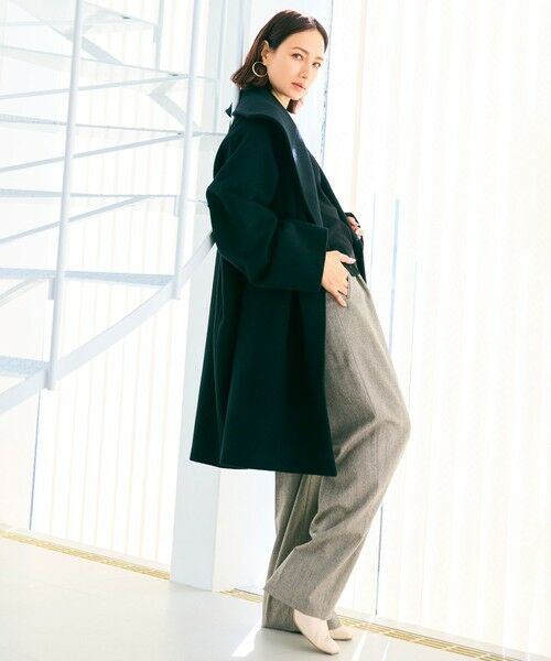 セール】 【WEB限定】BORNIOL / ビックカラーコクーンコート （その他