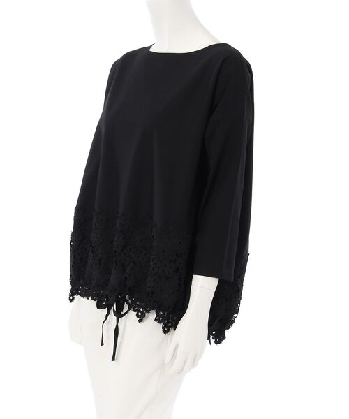 裾レースブラウス （シャツ・ブラウス）｜BEARDSLEY / ビアズリー