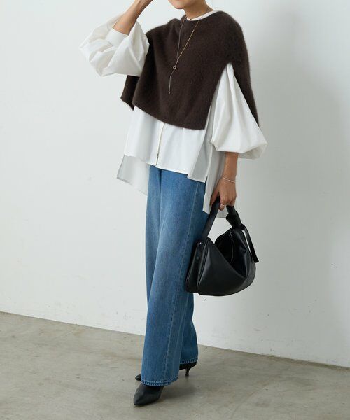 ファーニットポンチョ （ニット・セーター）｜BEARDSLEY / ビアズリー