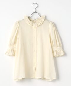 パリジェンヌ・ブラウス（半袖） （シャツ・ブラウス）｜Bilitis dix