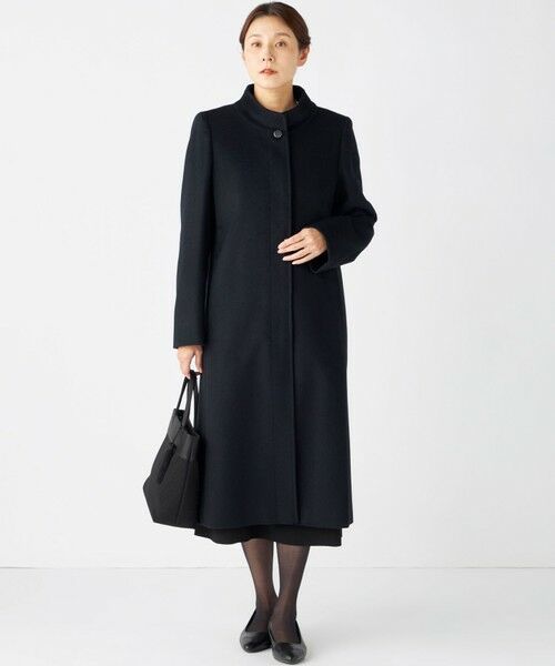 スーパー110ジロンラム ロングコート （その他アウター）｜BLACK