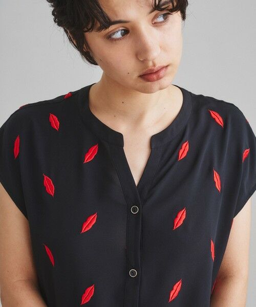 セール】 リップ刺繍ブラウス （シャツ・ブラウス）｜GRACE