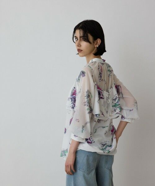 スーヴェニールプリントブラウス （シャツ・ブラウス）｜GRACE