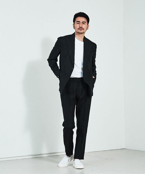 セール】 De Petrillo/デ ペトリロ アイリッシュリネンダブルスーツ