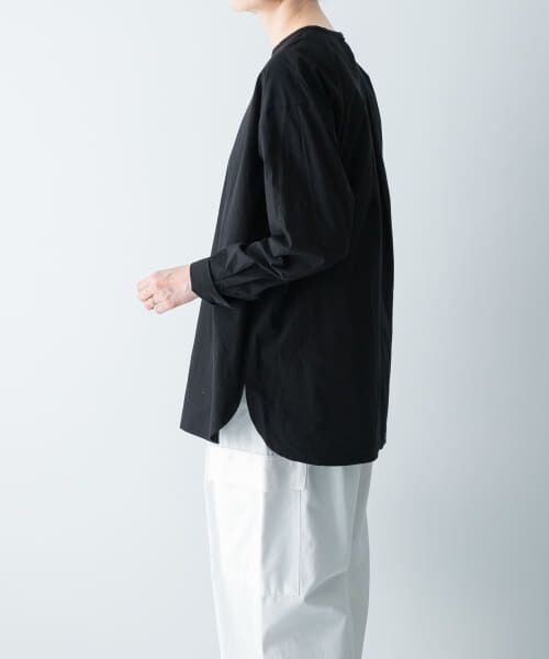 セール】 コットンシルククルーネックプルオーバー （シャツ・ブラウス