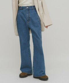 セール】 シームポケットフレアデニム （デニムパンツ）｜KBF