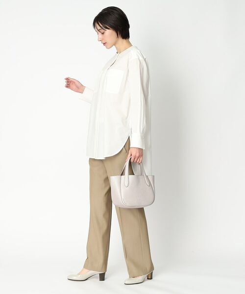 カーラ】レザートートバッグ S 本革（商品番号：P25-20318） （トート