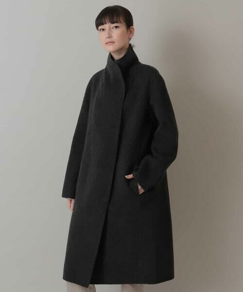 セール】 【MANTECO】ウールリバーコート （その他アウター）｜HIROKO