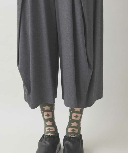 セール】 センタータックワイドパンツ/日本製/洗濯機で洗える （チノ