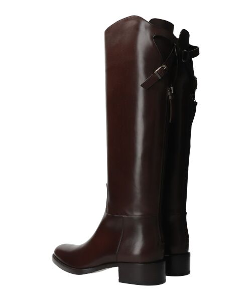 SARTORE】クロスストラップバックジップロングブーツ （ブーツ（ロング