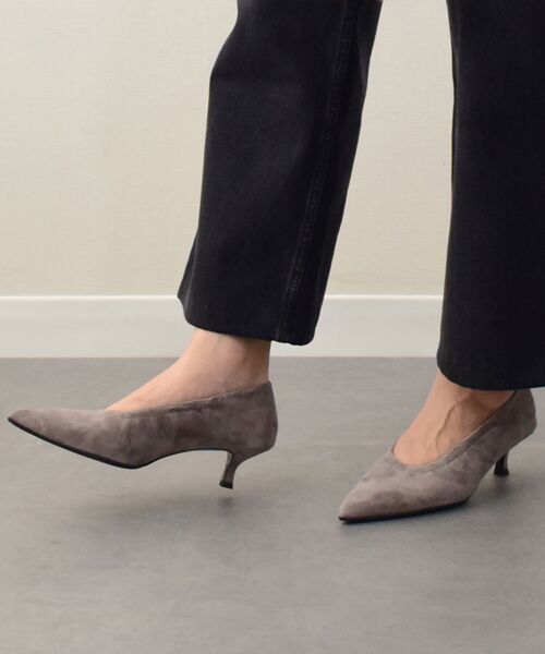 セール】 【FABIO RUSCONI】シャーリングポインテッドパンプス