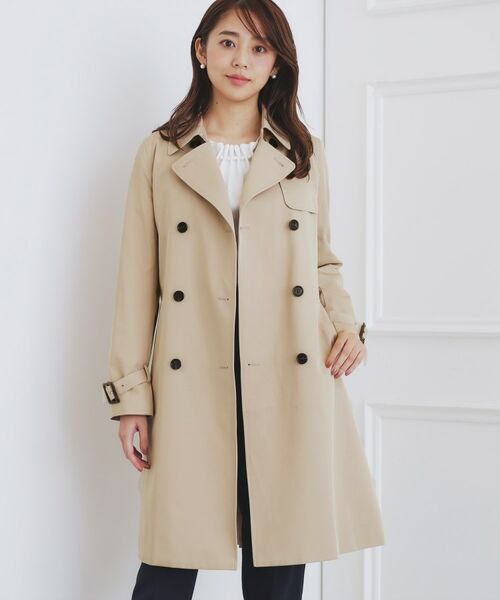 セール】 《XS-3Lsize》通勤・セレモニー対応/トレンチコート【洗濯機