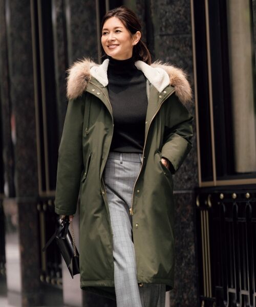 入手困難✨ マッキントッシュ モッズコート ファー付き レディース