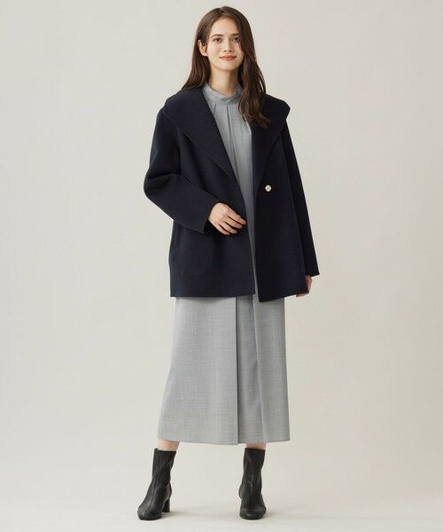 ウールリバーショート コート （その他アウター）｜自由区 / ジユウク