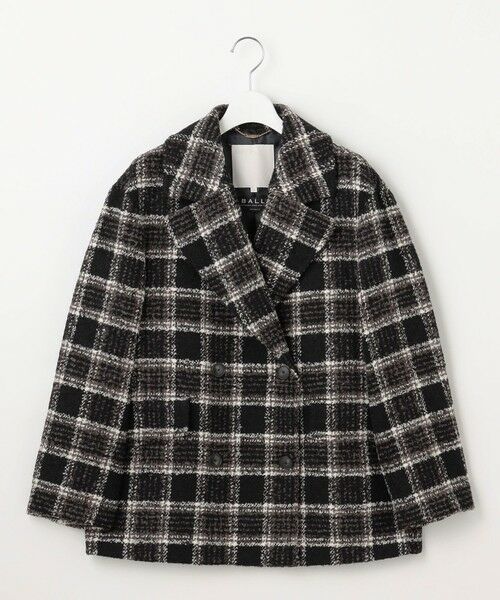 セール】 BALLIループミルドチェック コート （その他アウター）｜自由